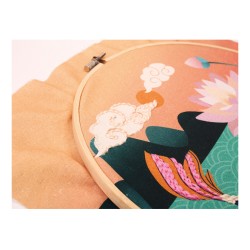 Kit Punch Needle - Carpe Koï ø25cm