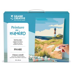 Peinture par numéro 30x40cm - Phare