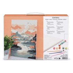 Peinture par numéro 20x30cm - Plaine d'Asie