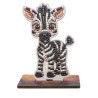 Kit figurine à diamanter Crystal Art - Collection safari, Zèbre