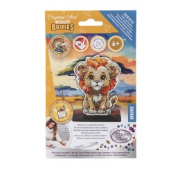 Kit figurine à diamanter Crystal Art - Collection safari, Lion