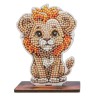 Kit figurine à diamanter Crystal Art - Collection safari, Lion