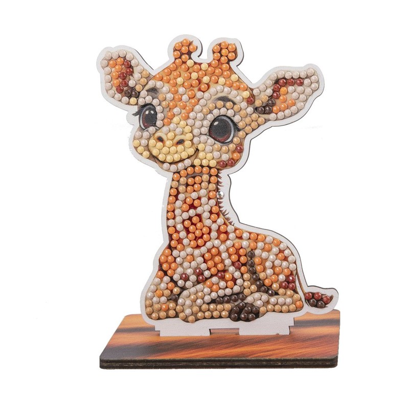 Kit figurine à diamanter Crystal Art - Collection safari, Girafe