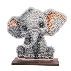 Kit figurine à diamanter Crystal Art - Collection safari, Eléphant