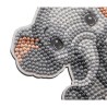 Kit figurine à diamanter Crystal Art - Collection safari, Eléphant