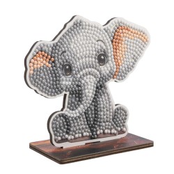 Kit figurine à diamanter Crystal Art - Collection safari, Eléphant