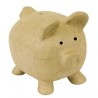 Tirelire Cochon en papier maché - 26x19.5x22.5 cm