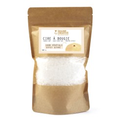 Cire à bougie "effet givré" 100% végétale, sachet de 400gr