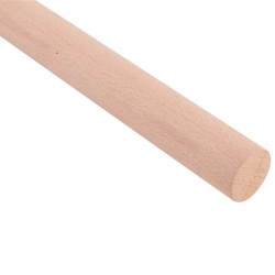 Rouleau de modelage en bois ø 2.5x19 cm