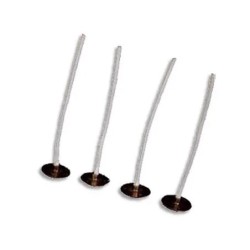 Mèches à bougie sur pied hauteur 7cm x50pcs