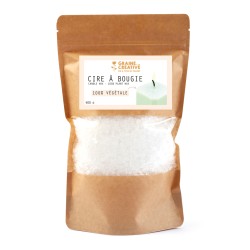 Cire à bougie végétale, sachet de 400gr