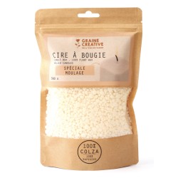 Cire végétale de moulage 100% colza, sachet de 380gr