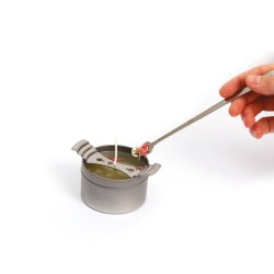 Centreurs de mèches à bougie en métal x2pcs