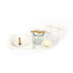 Mèches de bougie sur pieds 10cm x8pcs