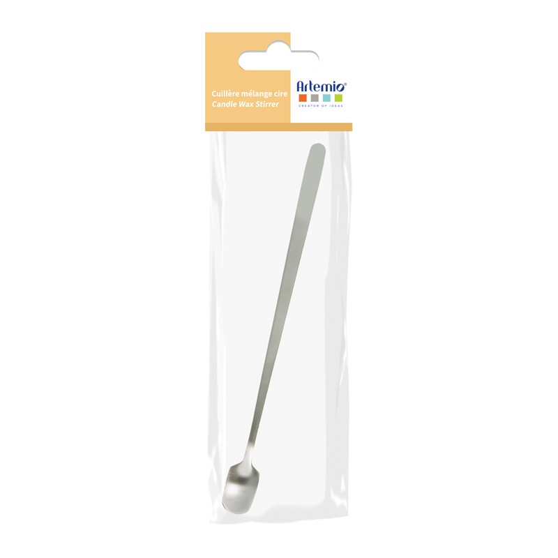 Cuillère pour mélange de cire en acier inoxidable