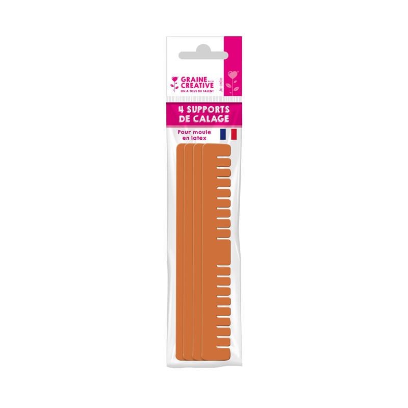 Lot de 4 supports de calage pour moule latex