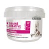 Gel bougie cristal transparent, pot de 150gr + 2 mèches