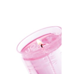 Gel bougie cristal transparent, pot de 150gr + 2 mèches
