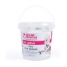 Gel bougie cristal transparent, pot 800gr + 8 mèches