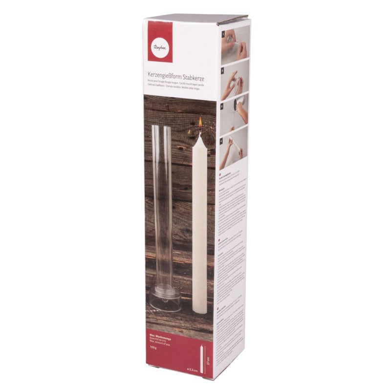 Moule pour bougie longue ø2,5cm 