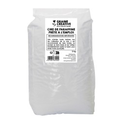 Cire de paraffine prête à l'emploi, sac de 5kgs