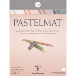 Bloc papier Pastelmat 360 g/m², assortiment n°2