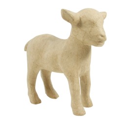 Chevreau en papier maché - 22x13x20cm