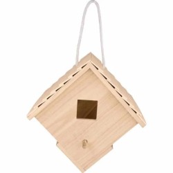 Nichoir en bois à suspendre - 22.5x22.5x16 cm