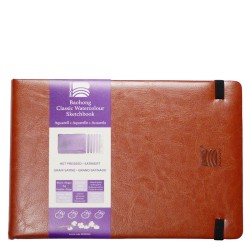 Carnet aquarelle BaoHong Classic 300 g/m², 24 fls cousues