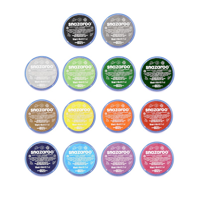Fards de maquillage aquarellables, galet 18 ml
