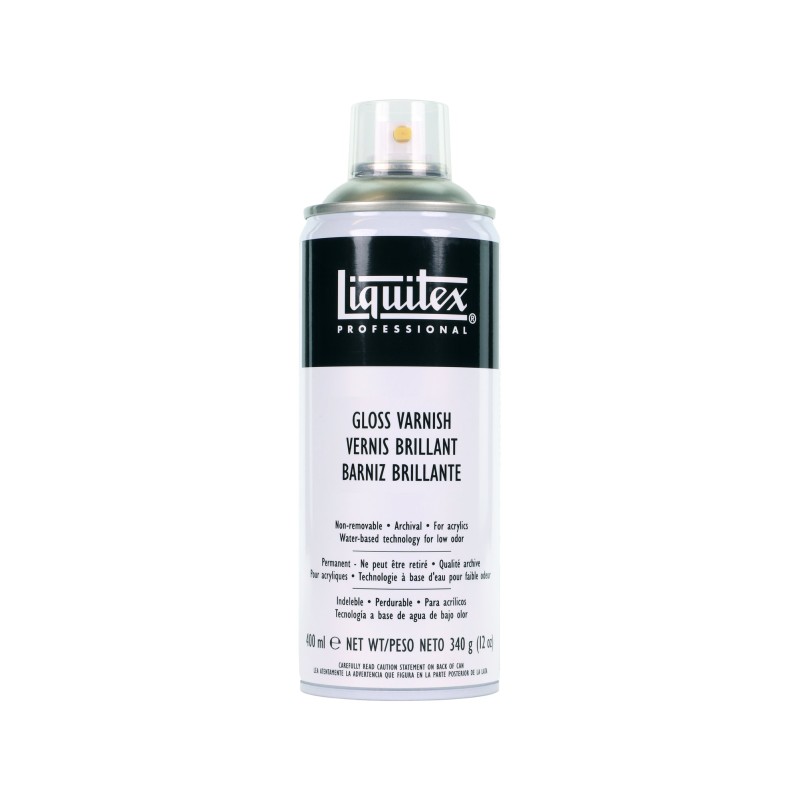Vernis spray anti-UV acrylique Liquitex, aérosol 400 ml