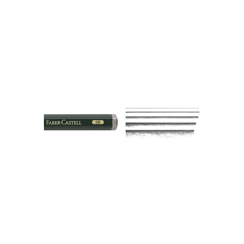 Crayon graphite jumbo Castell 9000