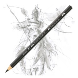 Crayon graphite aquarelle