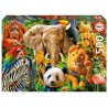 Puzzle 500 pièces - Animaux sauvages