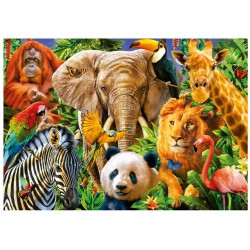 Puzzle 500 pièces - Animaux sauvages