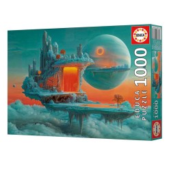 Puzzle 1000 pièces - Planète de feu et de glace