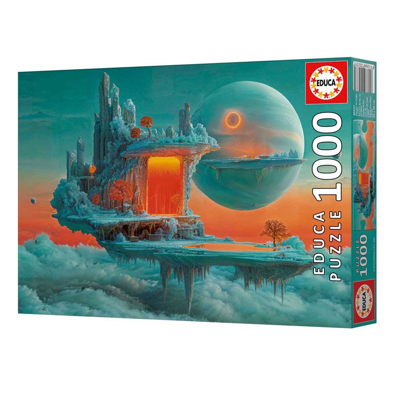 Puzzle 1000 pièces - Planète de feu et de glace