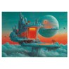 Puzzle 1000 pièces - Planète de feu et de glace