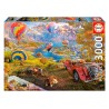 Puzzle 3000 pièces - Vallée des montgolfières