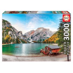 Puzzle 3000 pièces - Lac Braies en automne