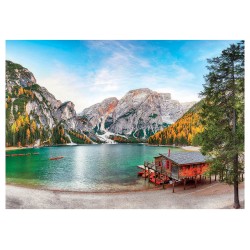 Puzzle 3000 pièces - Lac Braies en automne