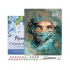 Peinture par numéros sur chassis 40x50cm - Regard envoutant