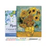 Peinture par numéros sur chassis 40x50cm- Van Gogh Tournesols