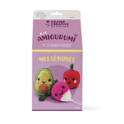 Kit crochet Amigurumi - Mes légumes