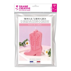 Moule à bougies thermoforme - Bottes de cowboy
