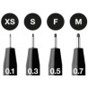 Set de feutres noirs Pitt Artist Pen