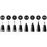 Set de feutres noirs Pitt Artist Pen