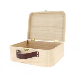 Valisette en bois - 23x17x9 cm