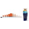 Set de pinceaux synthétiques Blue Line assortis