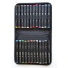 Trousse 24 marqueurs à alcool Graph'it Basics Colors